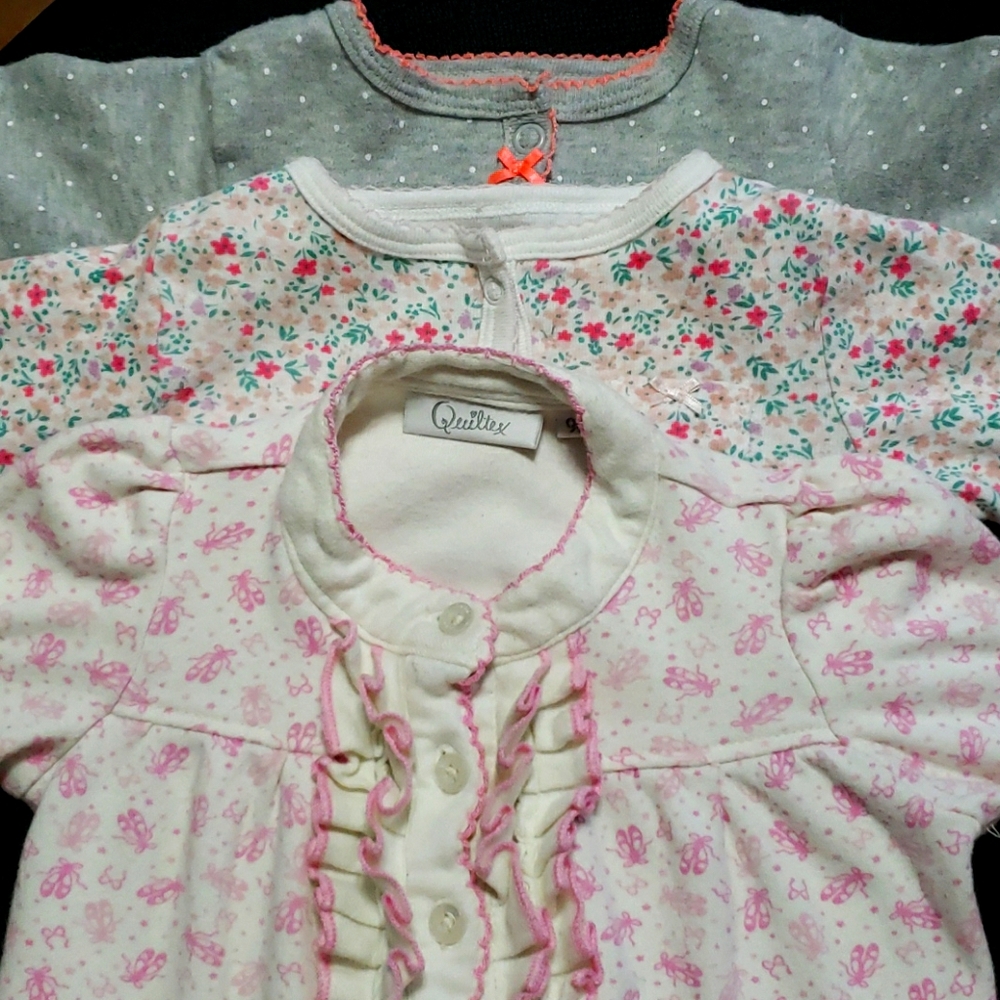 3 Footed size 9 month sleepers